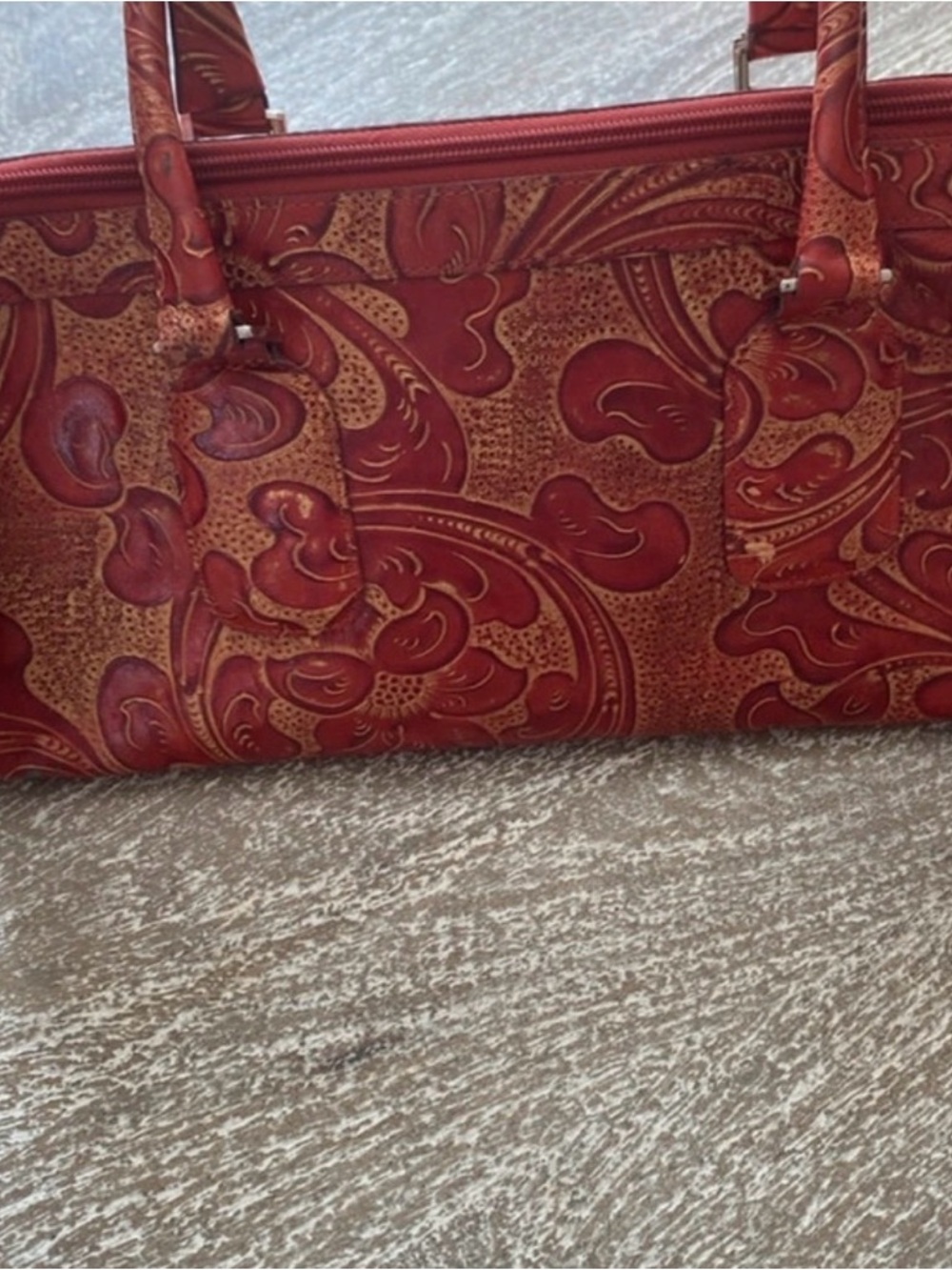 Wilson Red Patterned Women’s Handbag - Picture 2 of 7